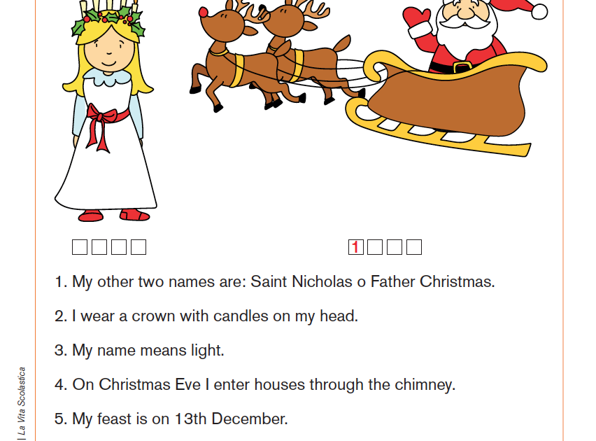 Saint Lucy and Santa Claus | Giunti Scuola