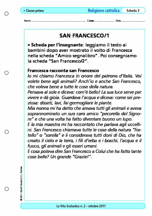 San Francesco/1 | Giunti Scuola