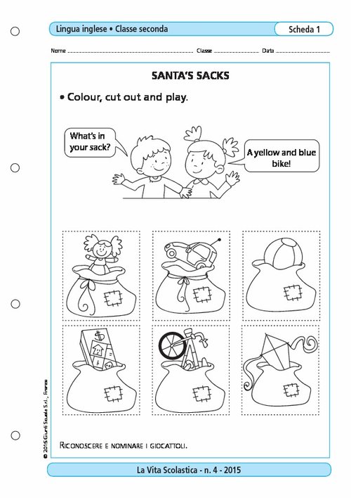 Santa's sacks | Giunti Scuola Santa's sacks | Giunti Scuola