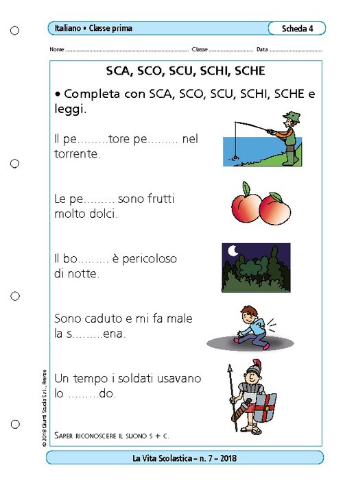 Sca, sco, scu, schi, sche | Giunti Scuola