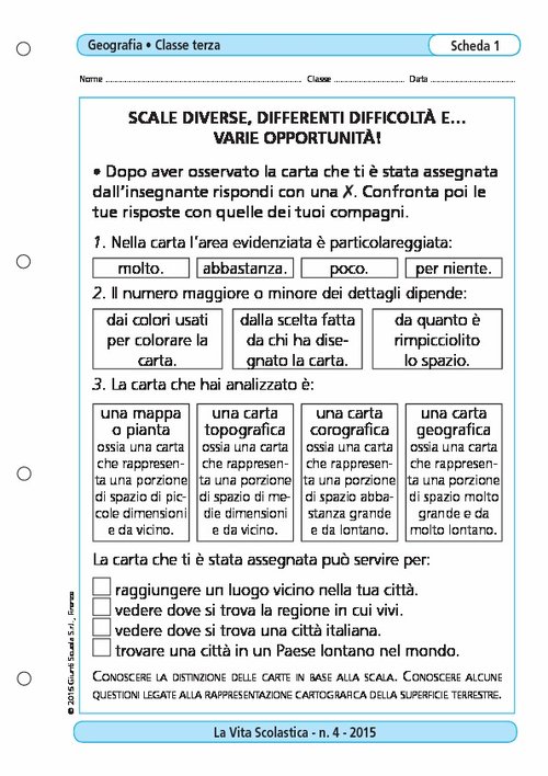 Scale diverse, differenti difficoltà e... varie opportunità! | Giunti Scuola Scale diverse, differenti difficoltà e... varie opportunità! | Giunti Scuola