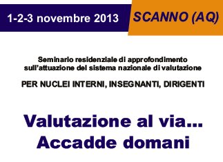 Scanno (AQ) - Seminario "Valutazione al via… Accadde domani" | Giunti Scuola