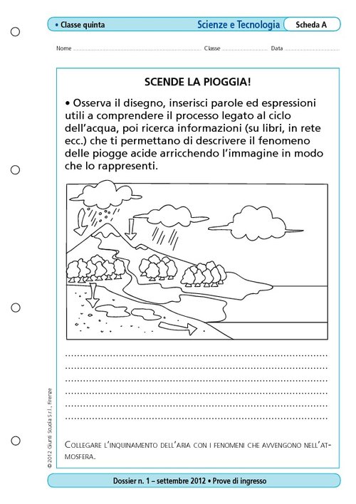 Scende la pioggia! | Giunti Scuola Scende la pioggia! | Giunti Scuola