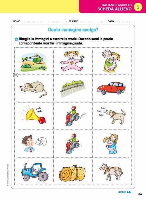 Scheda allievo 1 | Giunti Scuola Scheda allievo 1 | Giunti Scuola