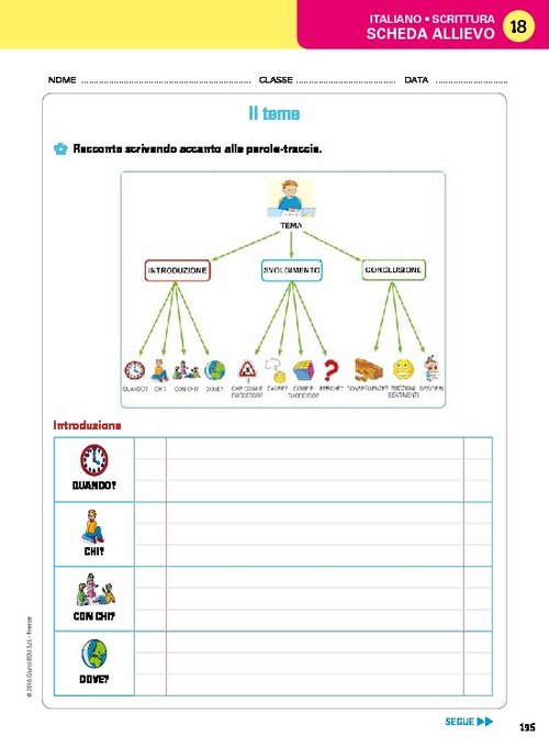 Scheda allievo 18 | Giunti Scuola Scheda allievo 18 | Giunti Scuola