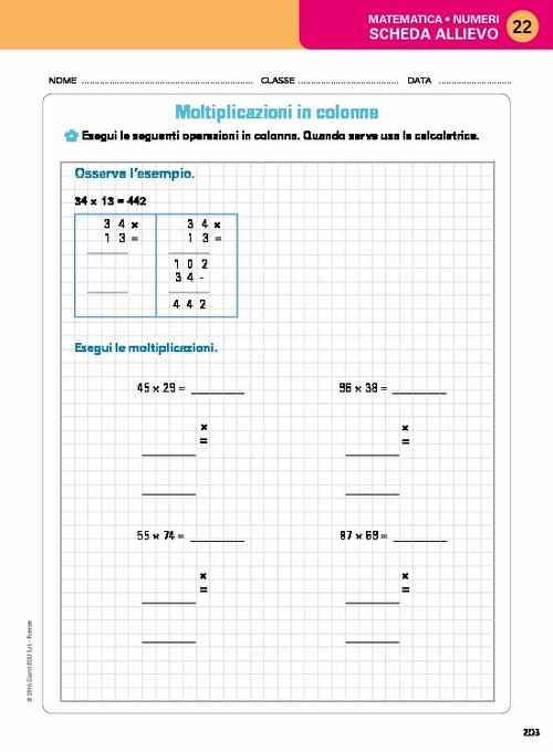 Scheda allievo 22 | Giunti Scuola Scheda allievo 22 | Giunti Scuola