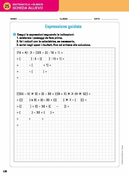 Scheda allievo 25 | Giunti Scuola Scheda allievo 25 | Giunti Scuola