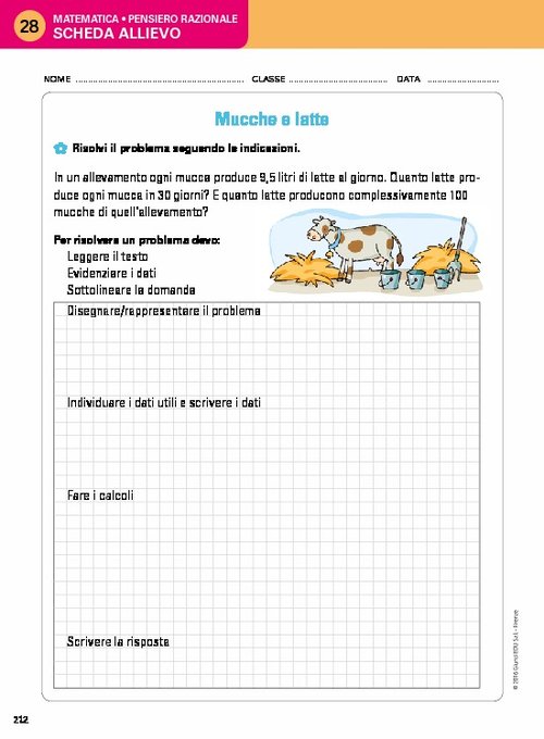 Scheda allievo 28 | Giunti Scuola Scheda allievo 28 | Giunti Scuola