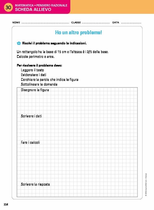 Scheda allievo 30 | Giunti Scuola Scheda allievo 30 | Giunti Scuola