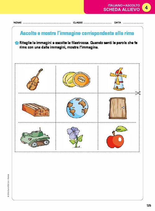 Scheda allievo 4 | Giunti Scuola Scheda allievo 4 | Giunti Scuola