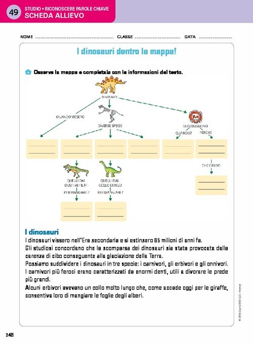 Scheda allievo 49 | Giunti Scuola Scheda allievo 49 | Giunti Scuola