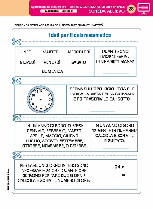 Schede allievo in più (Area 6) | Giunti Scuola Schede allievo in più (Area 6) | Giunti Scuola