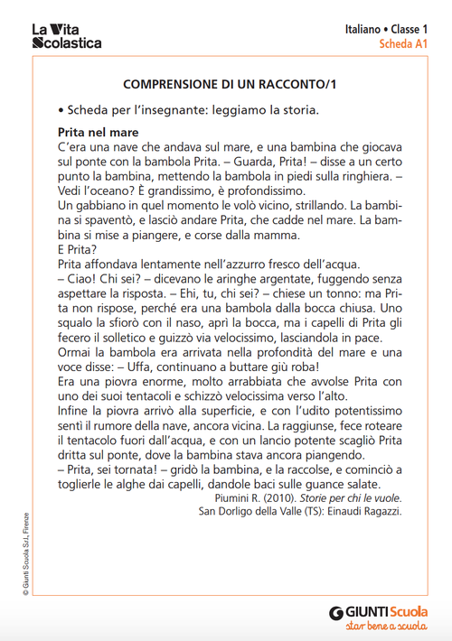 Schede classe prima – Verifiche finali 2020-2021 | Giunti Scuola Schede classe prima – Verifiche finali 2020-2021 | Giunti Scuola