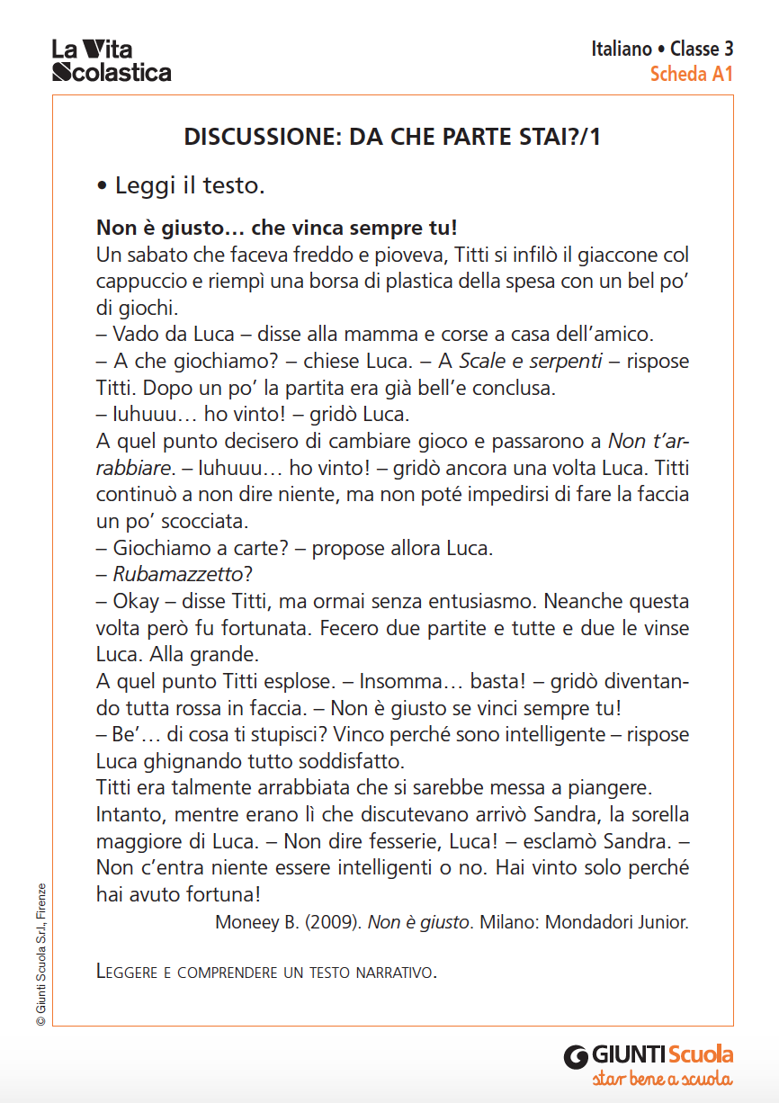 Schede classe terza – Verifiche finali -21 - Schede classe terza – Verifiche finali -21 | Giunti Scuola