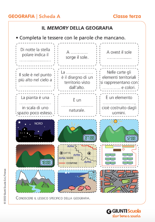 Schede verifiche intermedie | Geografia 3 | Giunti Scuola
