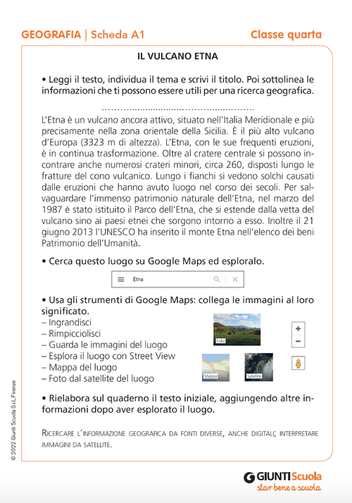 Schede verifiche intermedie | Geografia 4 | Giunti Scuola Schede verifiche intermedie | Geografia 4 | Giunti Scuola