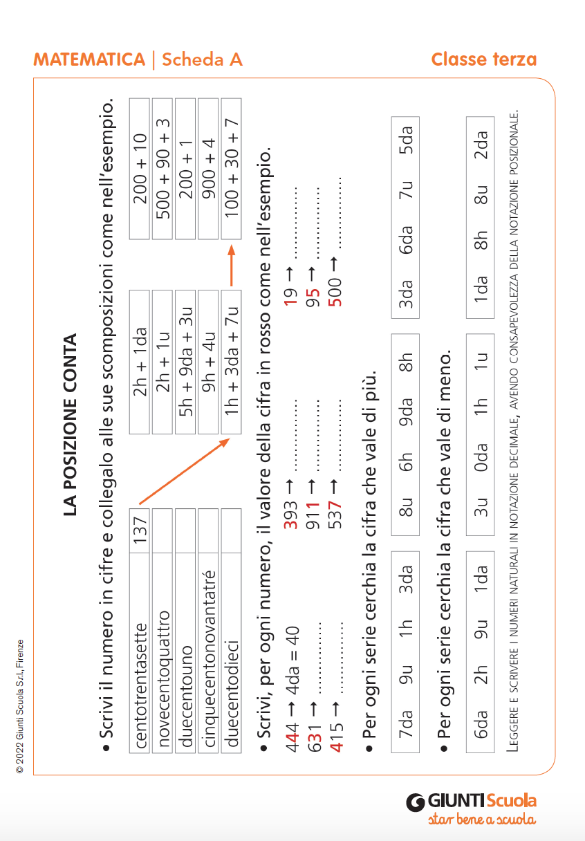 Schede Di Matematica Per La Terza Elementare Schede Di Matematica Per