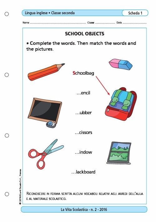 School objects | Giunti Scuola School objects | Giunti Scuola