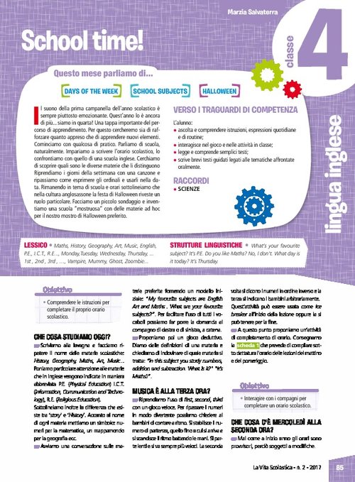 School time! | Giunti Scuola School time! | Giunti Scuola