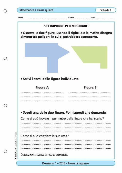 Scomporre per misurare | Giunti Scuola