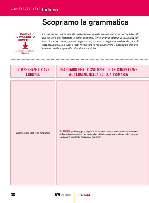 Scopriamo la grammatica | Giunti Scuola Scopriamo la grammatica | Giunti Scuola