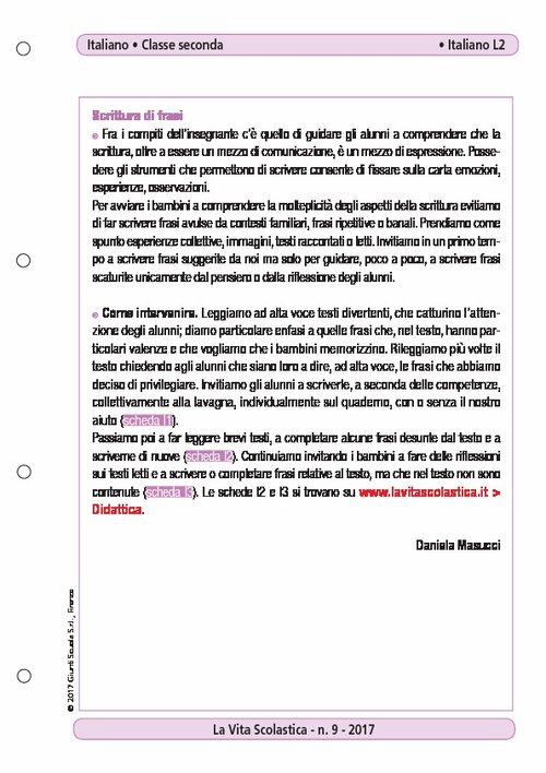 Scrittura di frasi | Giunti Scuola Scrittura di frasi | Giunti Scuola
