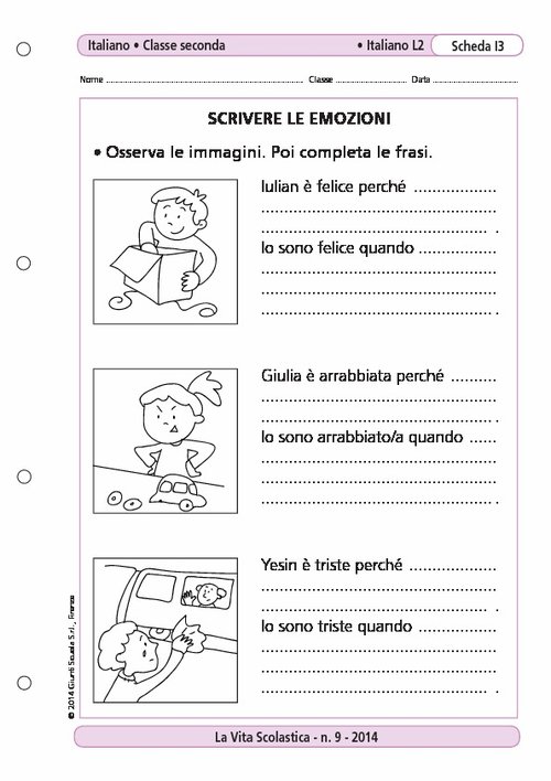 Scrivere le emozioni | Giunti Scuola Scrivere le emozioni | Giunti Scuola