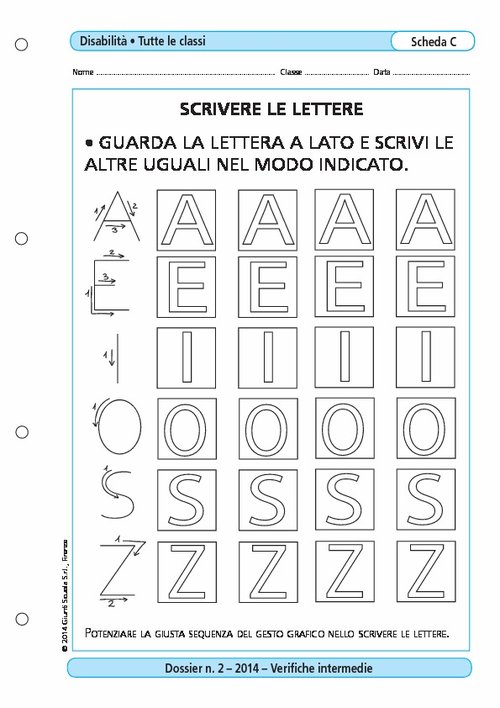 Scrivere le lettere | Giunti Scuola Scrivere le lettere | Giunti Scuola