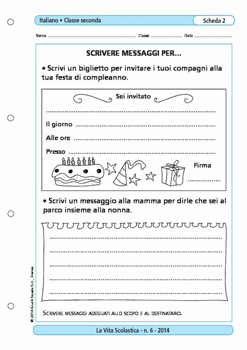 Scrivere messaggi per... | Giunti Scuola