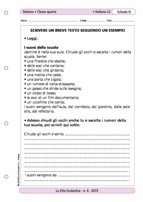 Scrivere un breve testo seguendo un esempio | Giunti Scuola Scrivere un breve testo seguendo un esempio | Giunti Scuola