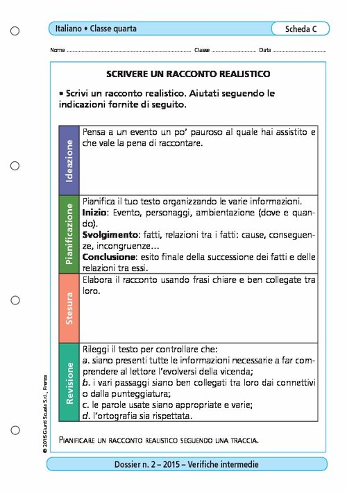 Scrivere un racconto realistico | Giunti Scuola Scrivere un racconto realistico | Giunti Scuola