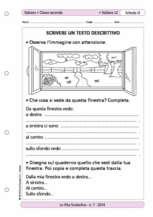 Scrivere un testo descrittivo | Giunti Scuola Scrivere un testo descrittivo | Giunti Scuola