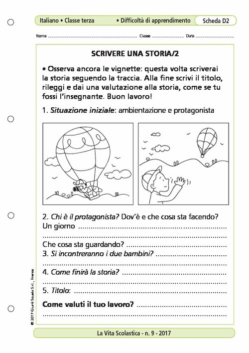 Scrivere una storia/2 | Giunti Scuola