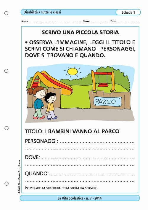 Scrivo una piccola storia | Giunti Scuola Scrivo una piccola storia | Giunti Scuola