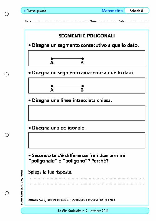 Segmenti e poligonali | Giunti Scuola Segmenti e poligonali | Giunti Scuola