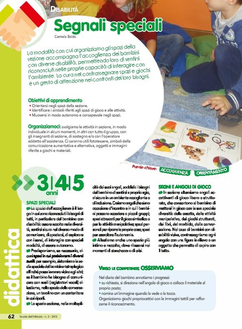 Segnali speciali | Giunti Scuola Segnali speciali | Giunti Scuola