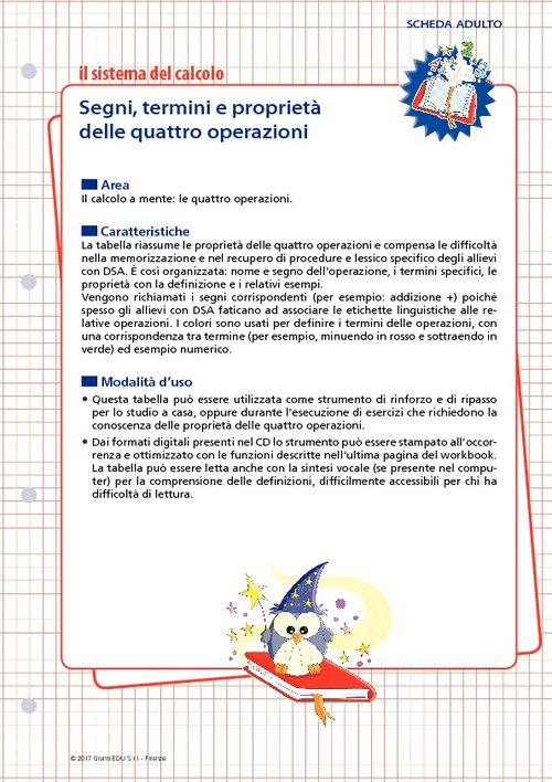 Segni, termini e proprietà delle quattro operazioni | Giunti Scuola Segni, termini e proprietà delle quattro operazioni | Giunti Scuola