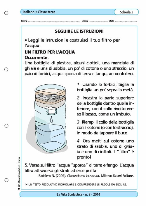 Seguire le istruzioni | Giunti Scuola Seguire le istruzioni | Giunti Scuola