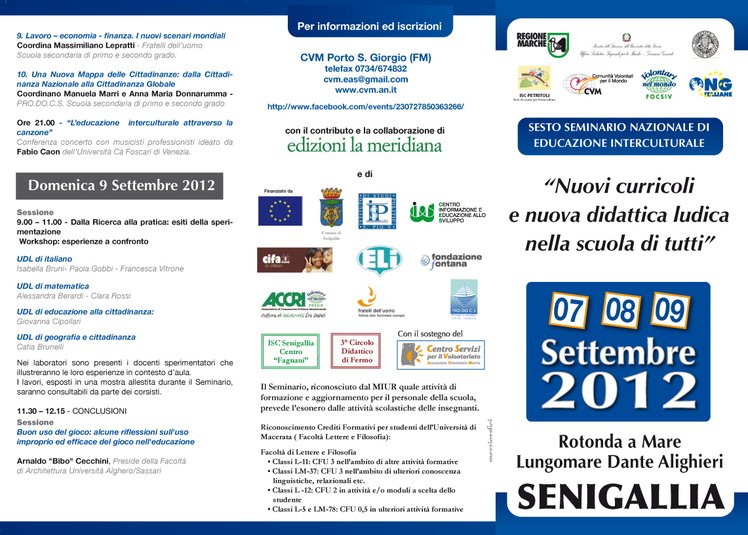 Senigallia (AN) - VI edizione del Seminario di Educazione Interculturale | Giunti Scuola