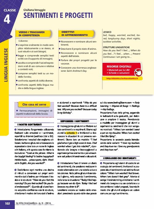 Sentimenti e progetti | Giunti Scuola Sentimenti e progetti | Giunti Scuola