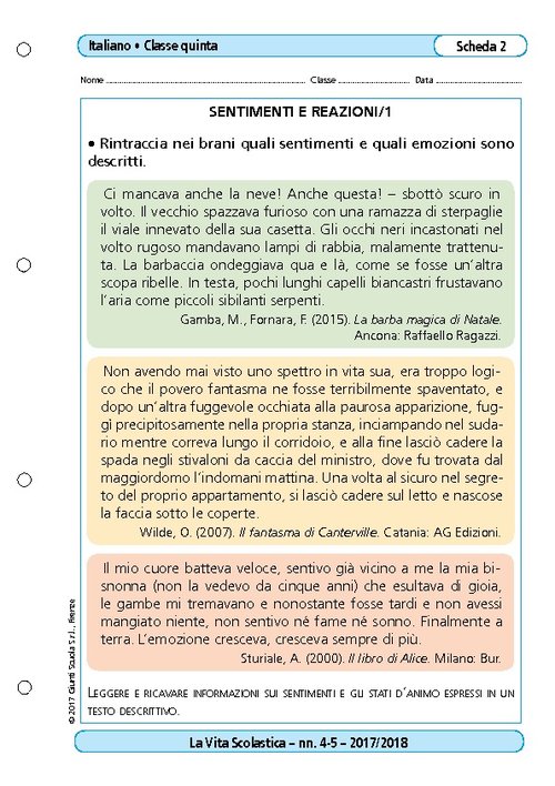 Sentimenti e reazioni/1 | Giunti Scuola Sentimenti e reazioni/1 | Giunti Scuola