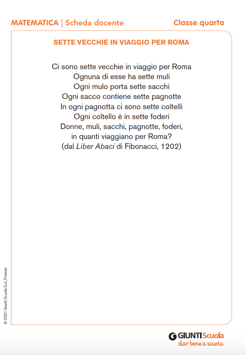 Sette vecchie in viaggio per Roma | Giunti Scuola Sette vecchie in viaggio per Roma | Giunti Scuola