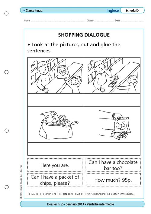Shopping dialogue | Giunti Scuola