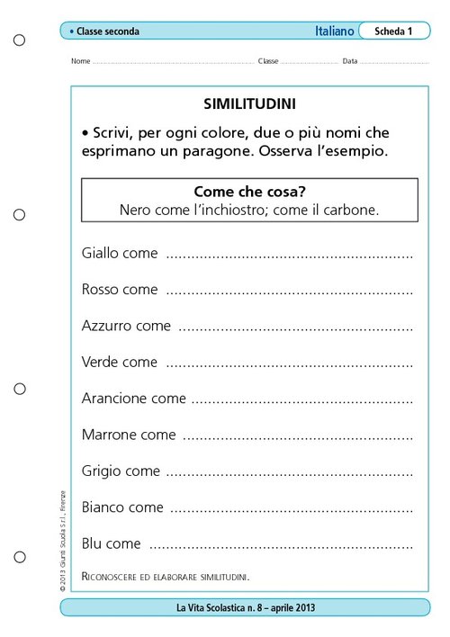 Similitudini | Giunti Scuola Similitudini | Giunti Scuola
