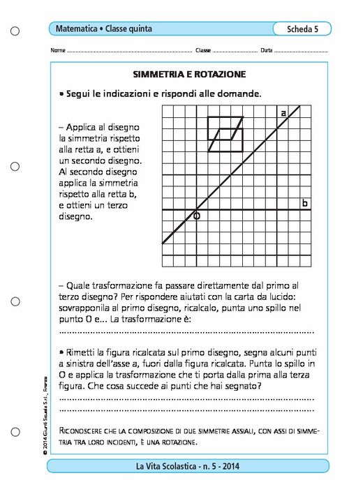 Simmetria e rotazione | Giunti Scuola Simmetria e rotazione | Giunti Scuola
