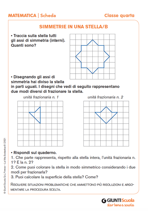 Simmetrie in una stella/B | Giunti Scuola Simmetrie in una stella/B | Giunti Scuola