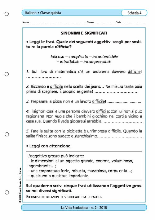 Sinonimi e significati | Giunti Scuola Sinonimi e significati | Giunti Scuola