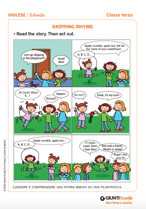 Skipping rhyme | Giunti Scuola Skipping rhyme | Giunti Scuola