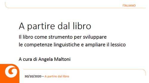 Slide | A partire dal libro | Giunti Scuola Slide | A partire dal libro | Giunti Scuola