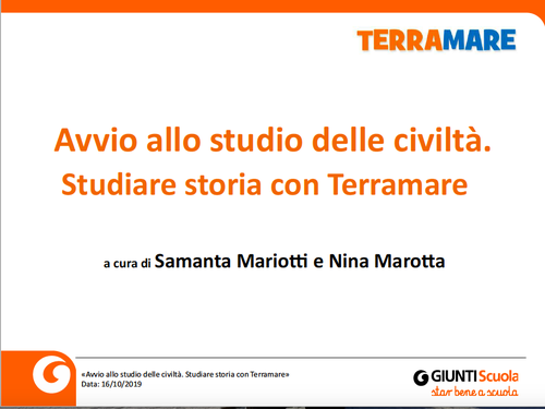 Slide | Avvio allo studio delle cività | Giunti Scuola